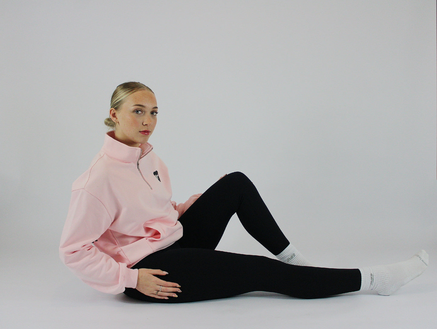 Pink Quarter Zip