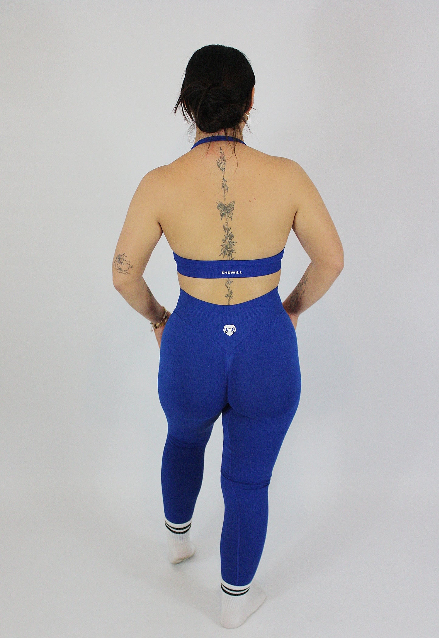 Navy sports bra
