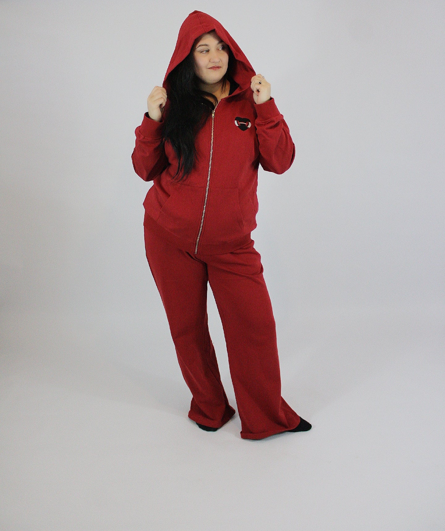 Red Zip Hoodie
