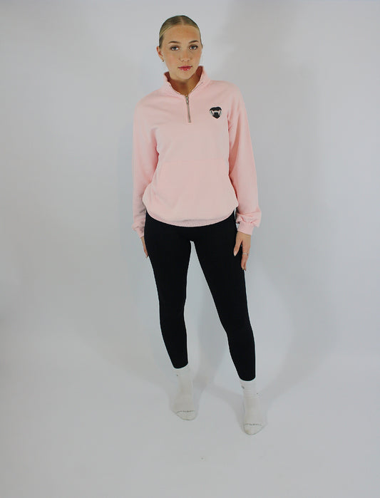 Pink Quarter Zip