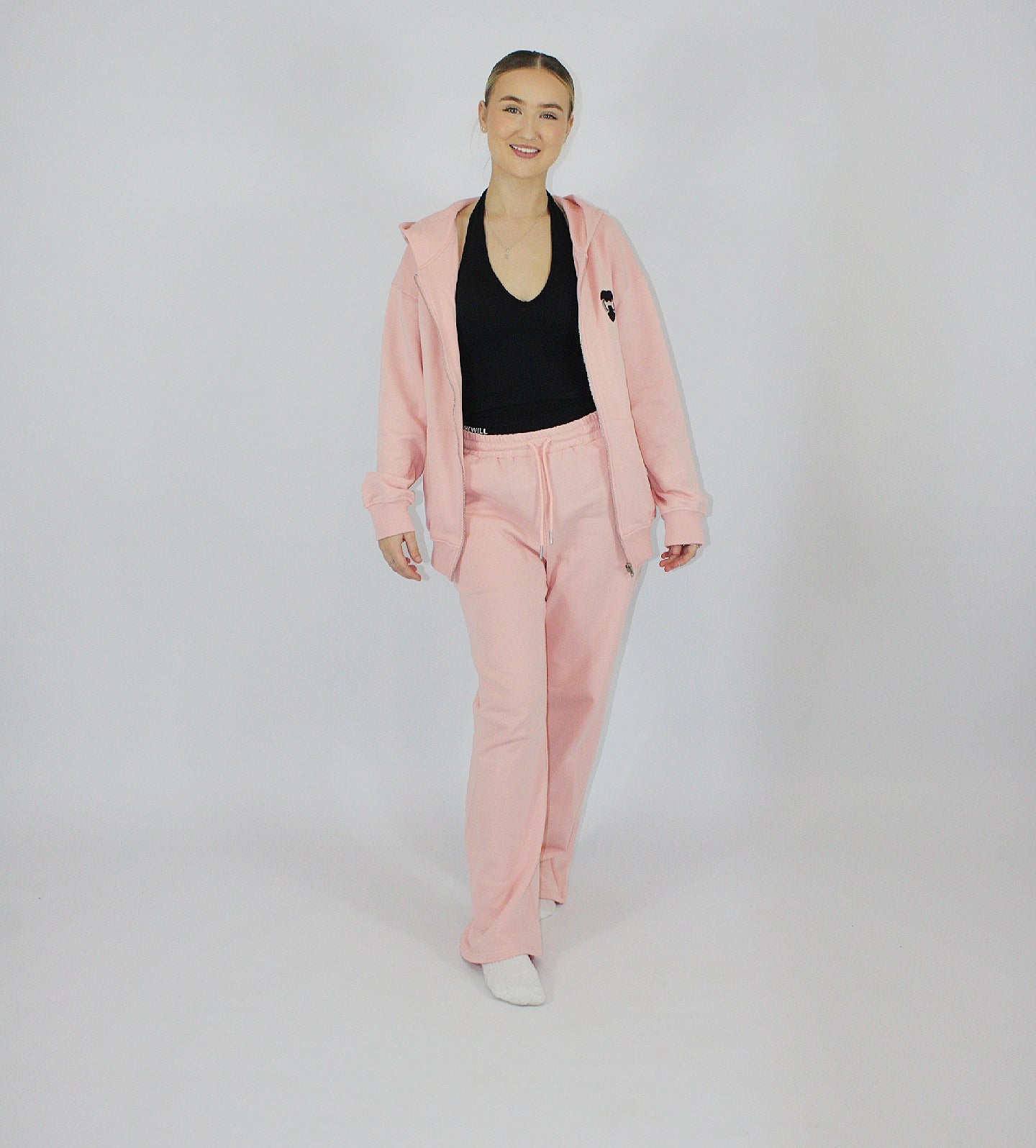 Pink Wide Joggers
