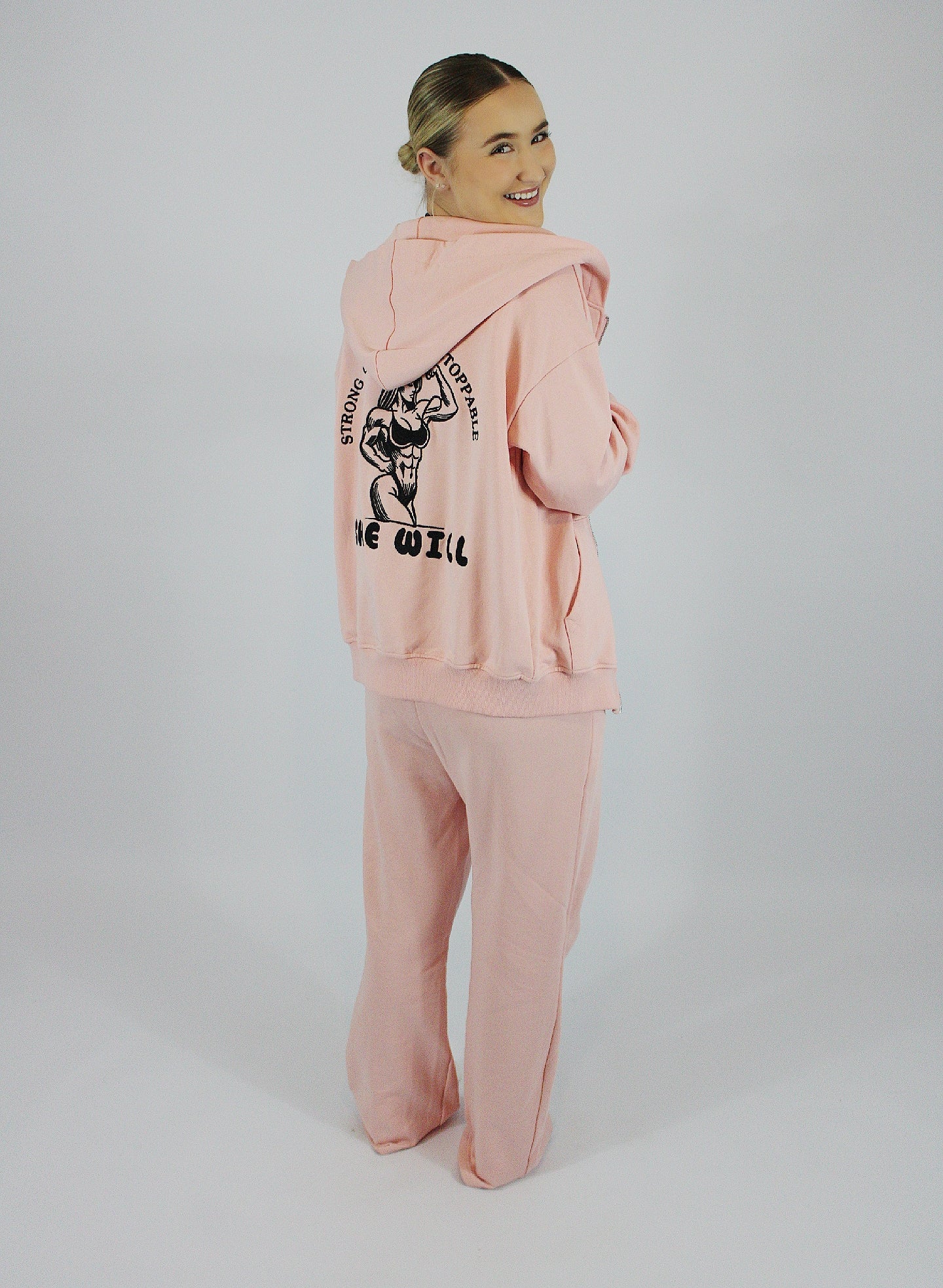 Pink Zip Hoodie