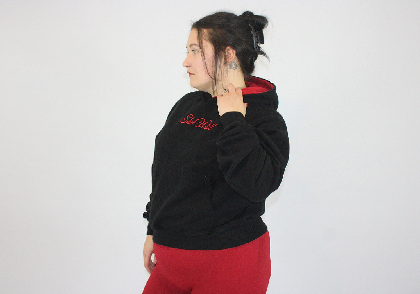Black & Red Hoodie