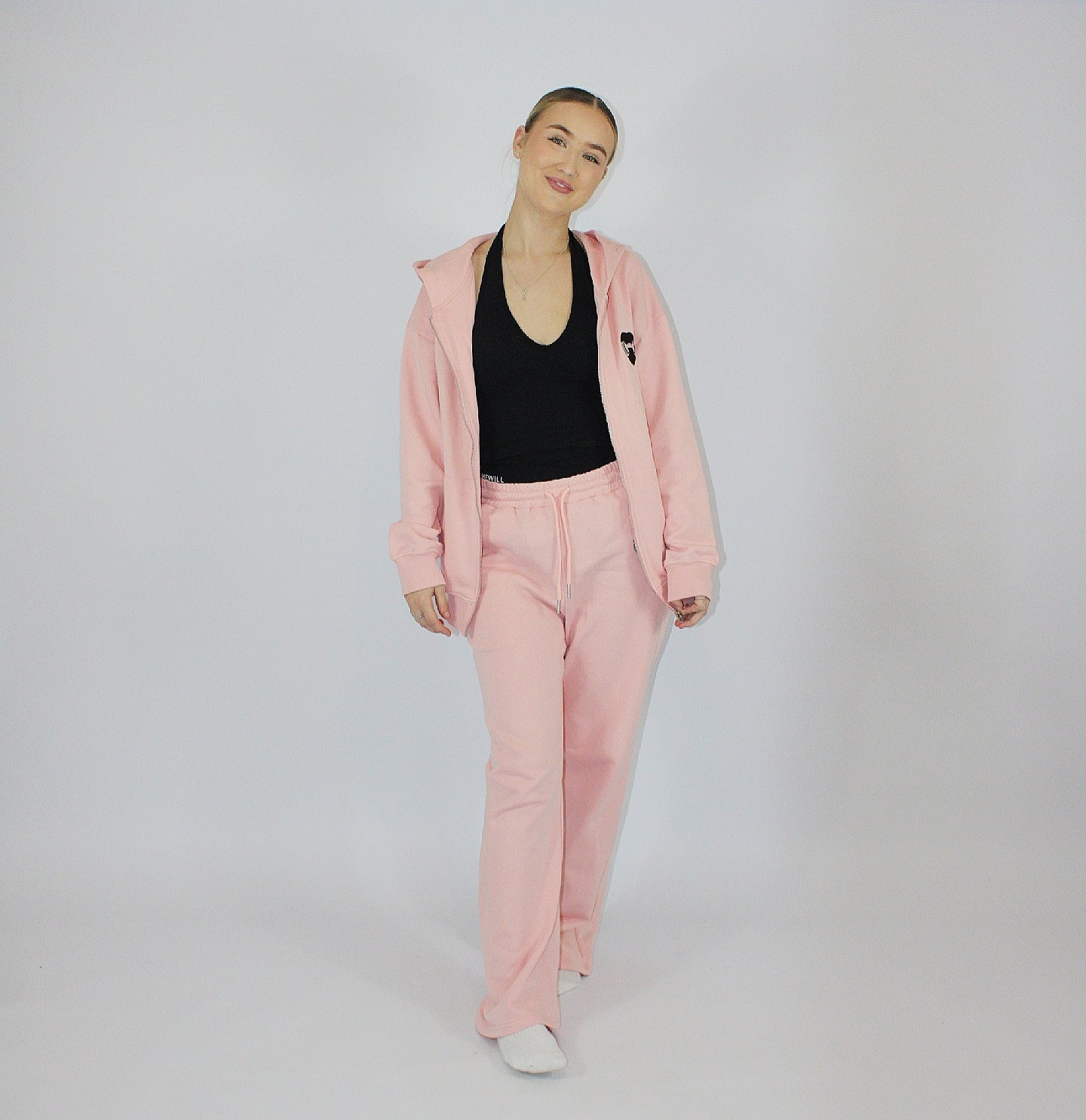 Pink Wide Joggers